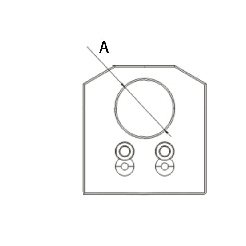 Distance between centers F72G67D20 CNC Lathe boring and face fixing tool holder