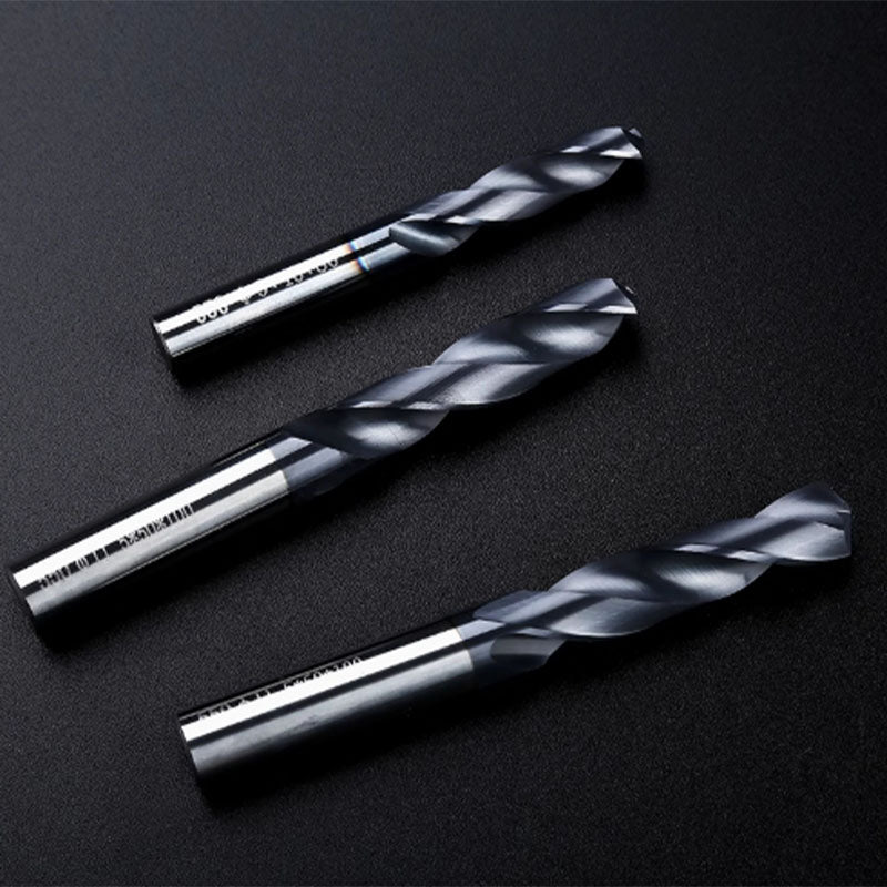 55 degree integral alloy drill high hardness tungsten steel straight drilling steel parts stainless steel CNC straight shank Fried Dough Twists drill high precision