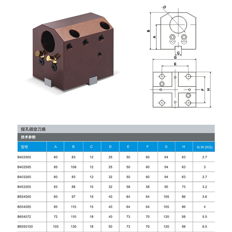 BMT40 BMT45 BMT55 Fixed CNC Tool Holder lathe tool holder fixed tool holder Boring tool holder Face tool holder