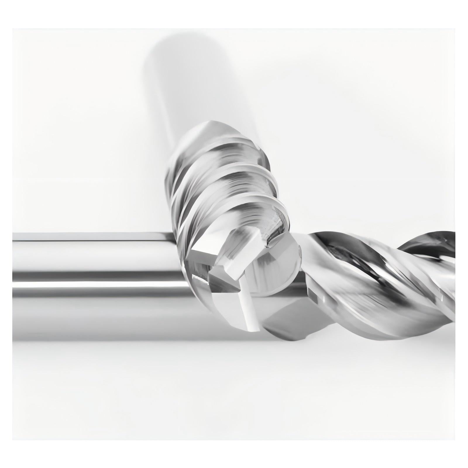 55 degree aluminum milling cutter 3 blade tungsten steel carbide high gloss mirror milling aluminum extended aluminum alloy special end mill