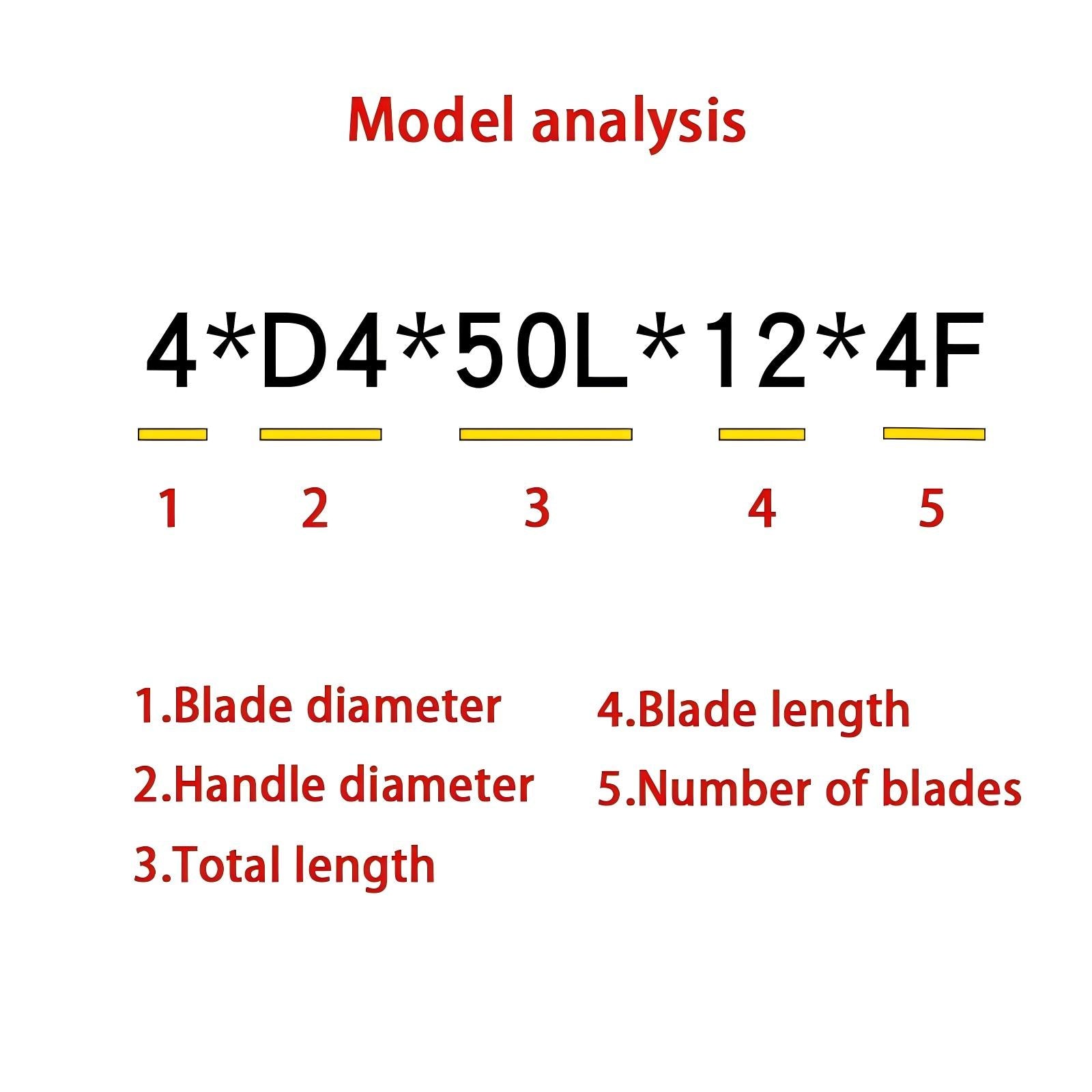 Four edge round nose cutter, 55 degree tungsten steel milling cutter, CNC hard alloy coated R-angle cutter, bull nose 4-axis end mill