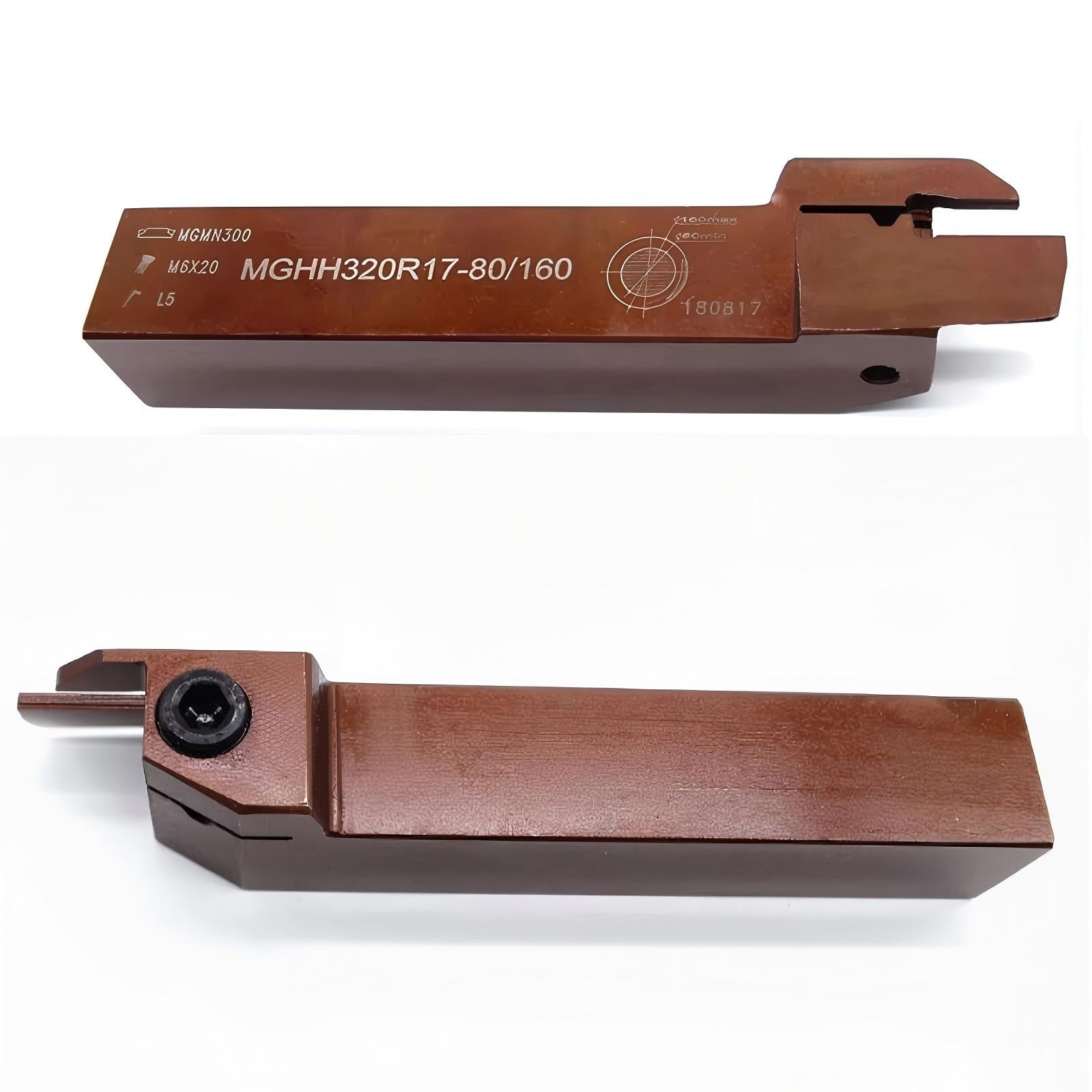 CNC outer circular groove cutter MGHH seismic end face groove cutter rod 2mm/3mm outer end face cutter arc spring steel cutting groove