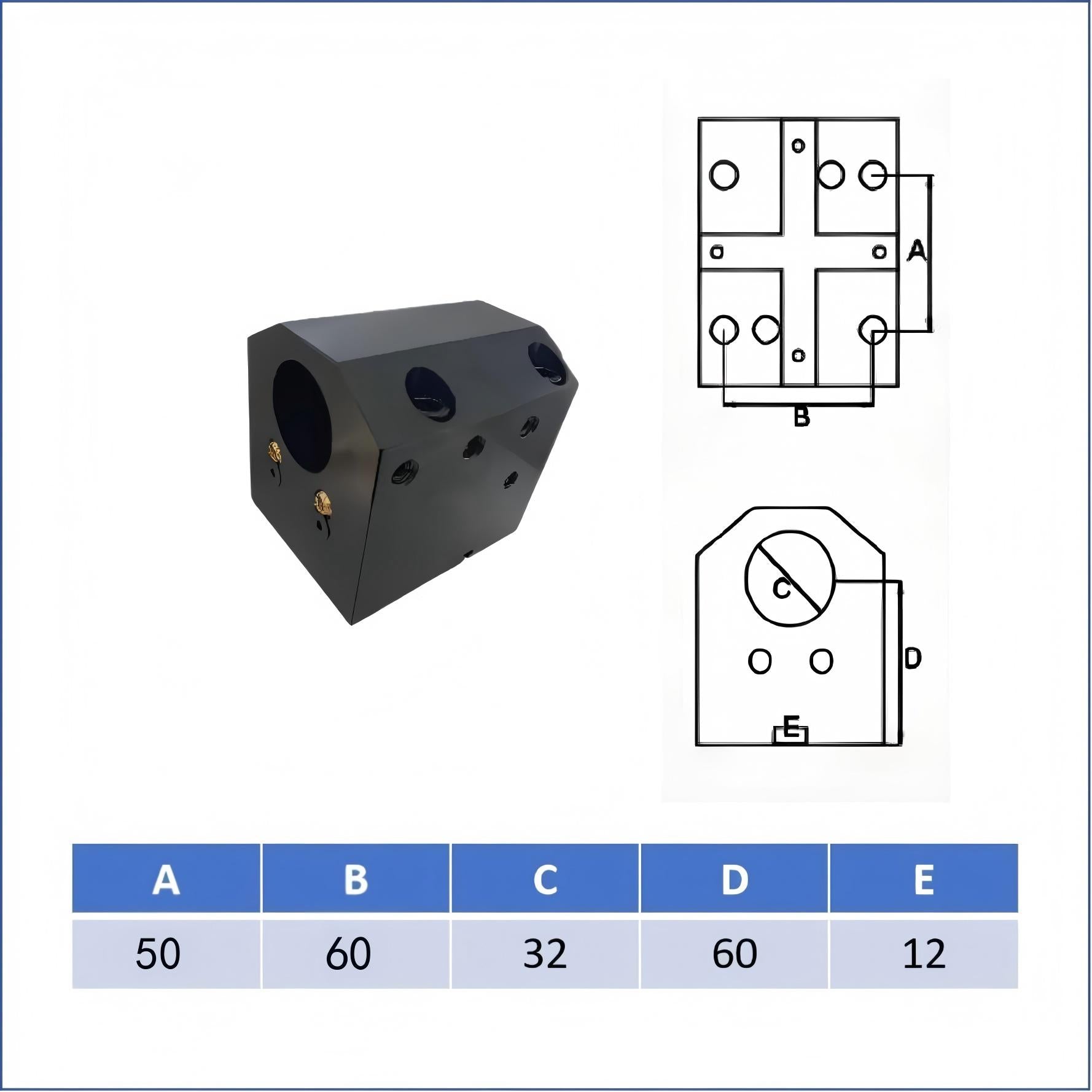 Milling and turning composite fixed Black steel tool holder BMT40 BMT45 BMT55 boring lathe tool turret tool holder power head