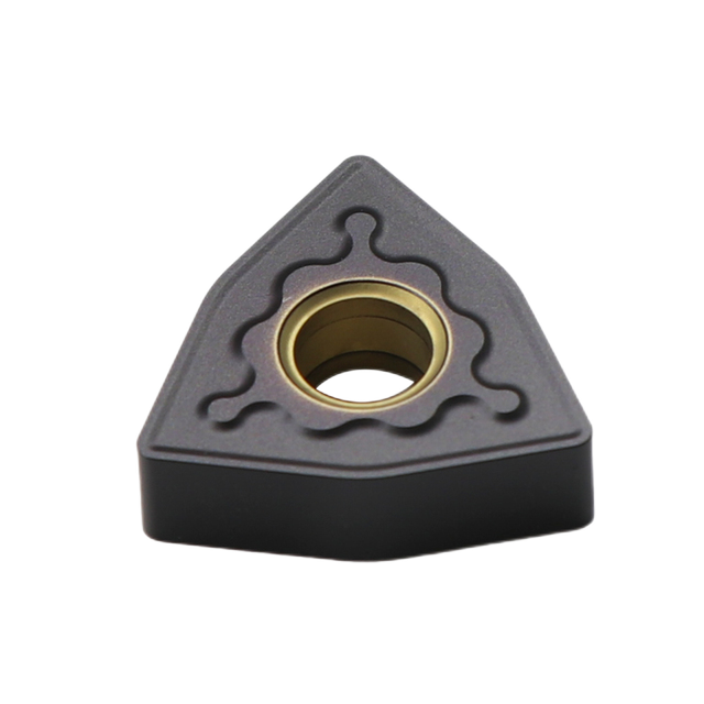 CNC peach-shaped blade WNMG080408MT steel negative angle stainless steel cast iron hard turning tool CNC blade