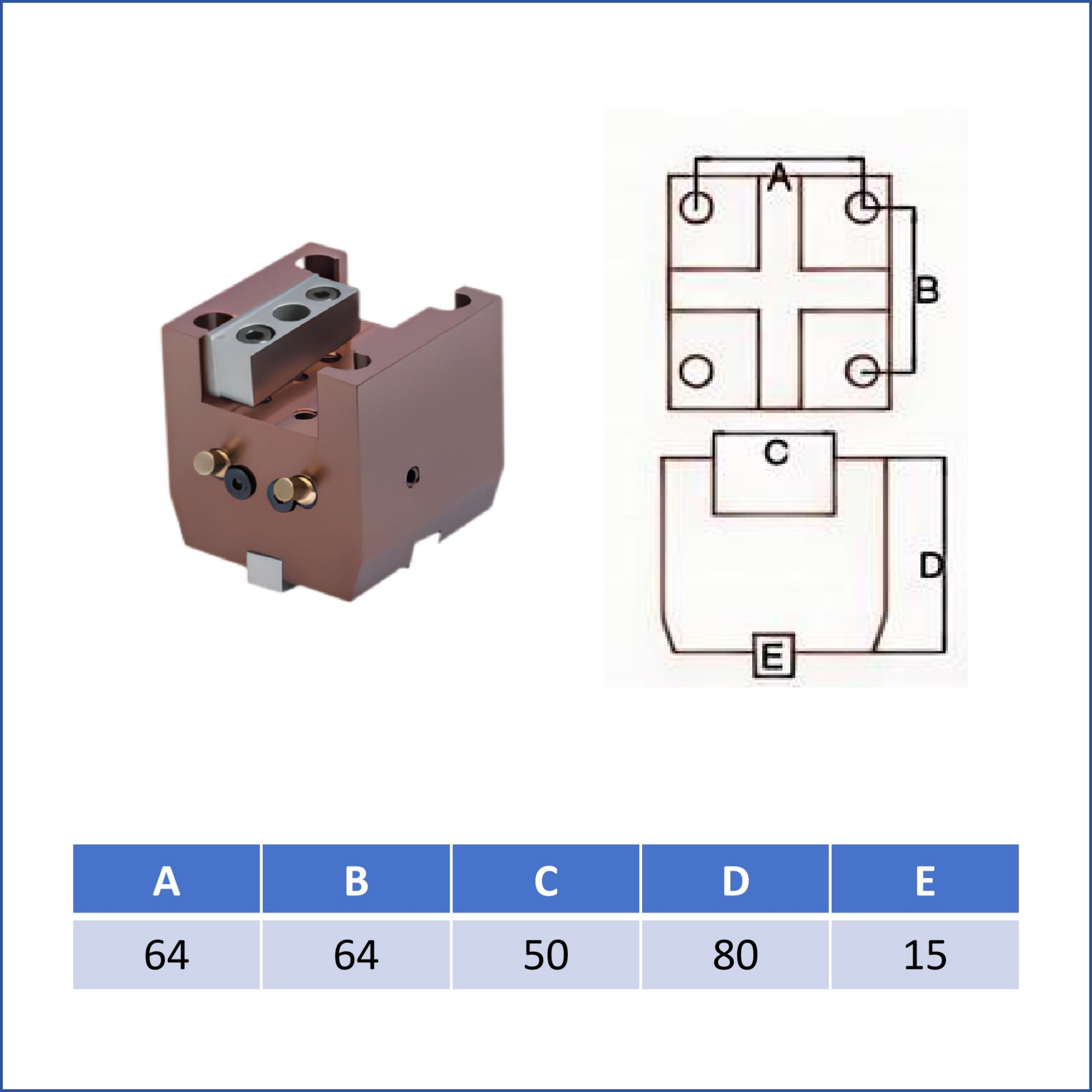 BMT40 BMT45 BMT55 Lathe fixed tool holder CNC End face tool holder
