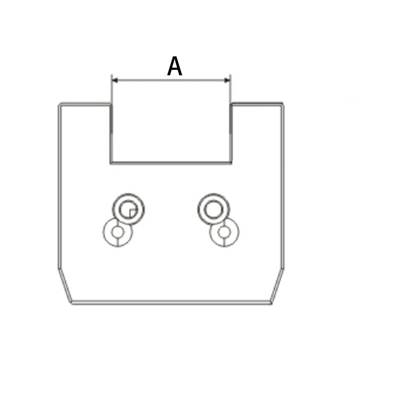 Distance between centers F90G60D20 CNC lathe face fixed tool holder