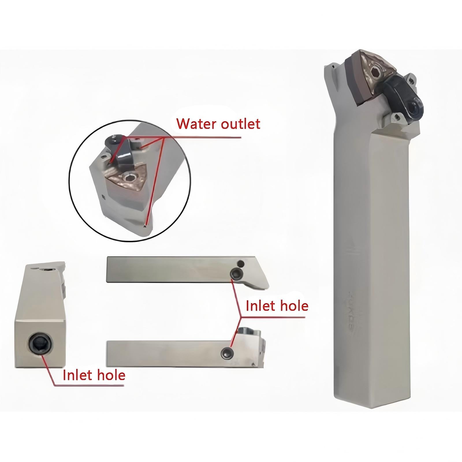 Outer circular tool holder, inner cold spring steel, anti-seismic, inner water outlet MWLNR2020 MTJNR2525 CNC cutting tool holder
