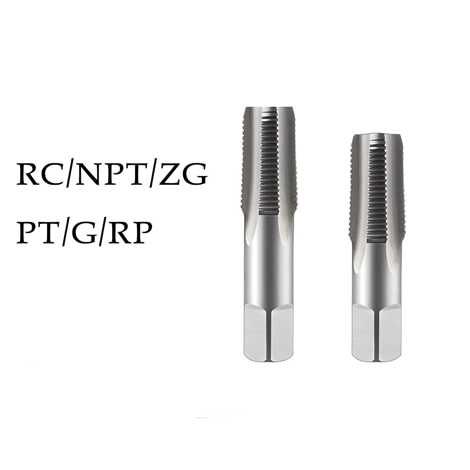 CLOUDROAD pipe thread tap 55 degrees RC G ZG NPT RC PT PF1/8 1/4