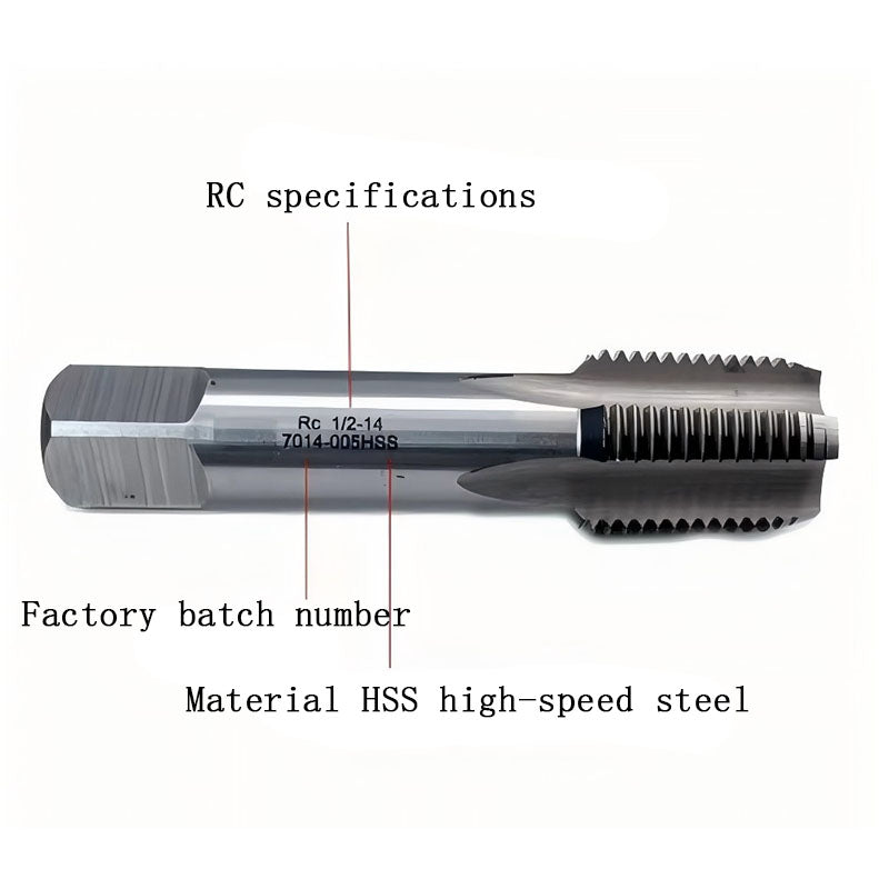 CLOUDROAD pipe thread tap 55 degrees RC G ZG NPT RC PT PF1/8 1/4
