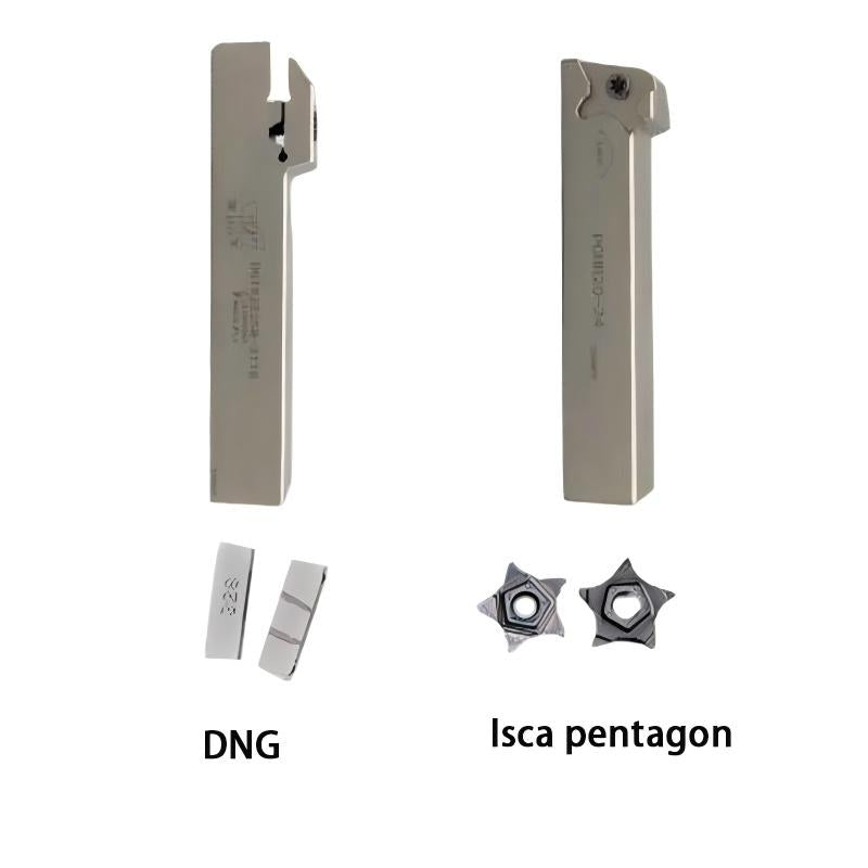 Iska groove CNC cutting tool holder DGTR2020-2T18 spring steel shockproof PCHR pentagonal tool holder
