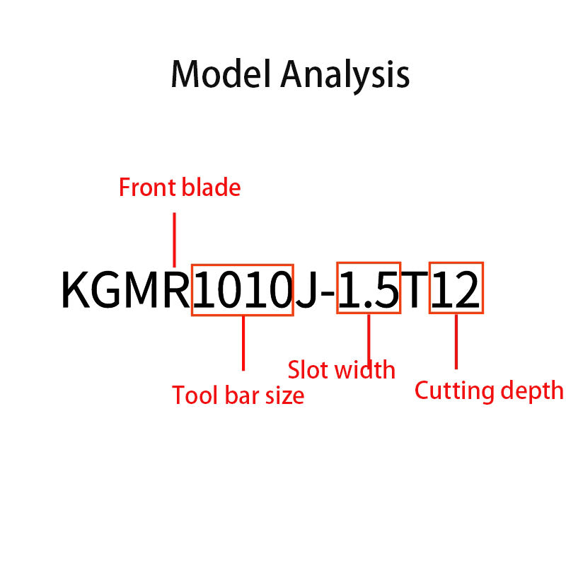 CNC grooving tool bar KGMR spring steel anti-vibration groove tool bar external grooving and cutting tool bar