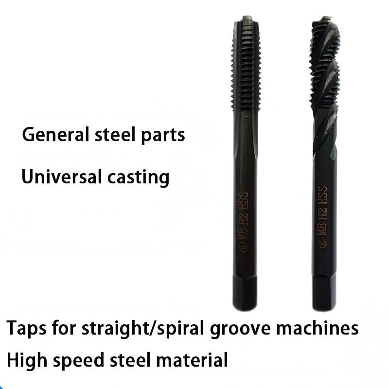 Thread taps for high-speed steel straight groove spiral groove machines, steel parts coated with special through holes and blind holes for castings at Heyi Engineering