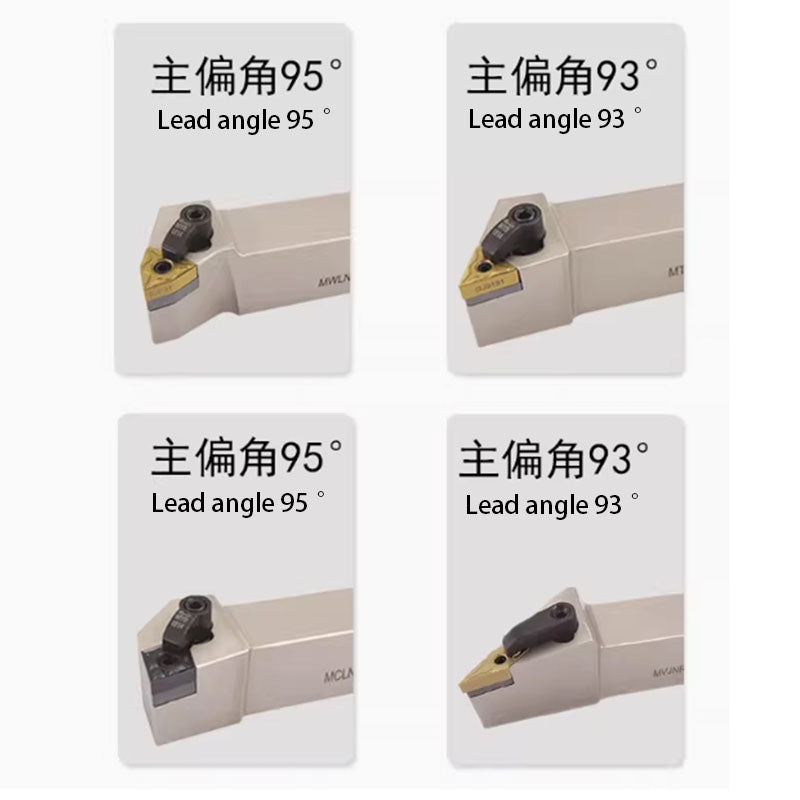 External turning tool MWLNR2020K08 MTJNR spring steel seismic resistant 90 ° 93 ° 95 ° CNC turning tool holder