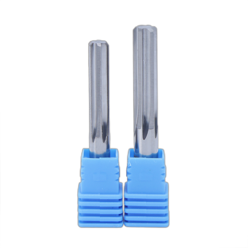 Integrated alloy reamer H7 tungsten steel straight shank machine with cobalt containing high-speed steel spiral groove hard high-precision