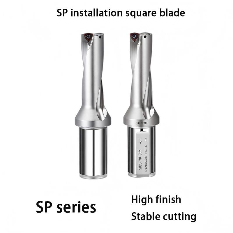 SP CNC U-drill fast drilling violent drilling deep hole drilling series 2-5 times diameter water drill high-precision drilling square drill