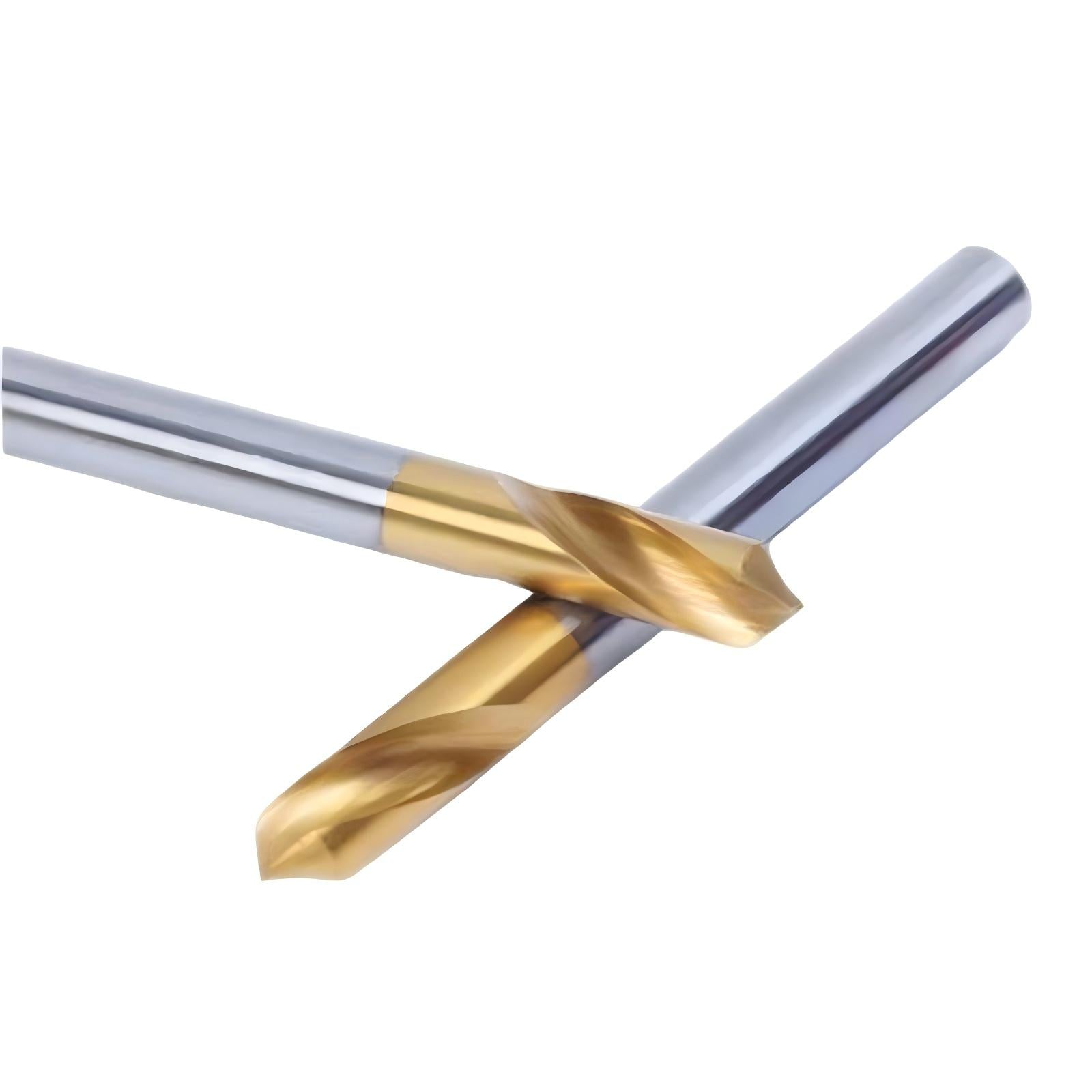 Titanium coated high-speed steel 60 degree 90 degree centering drill tungsten steel fixed-point positioning drill bit coating chamfer center drill elongation