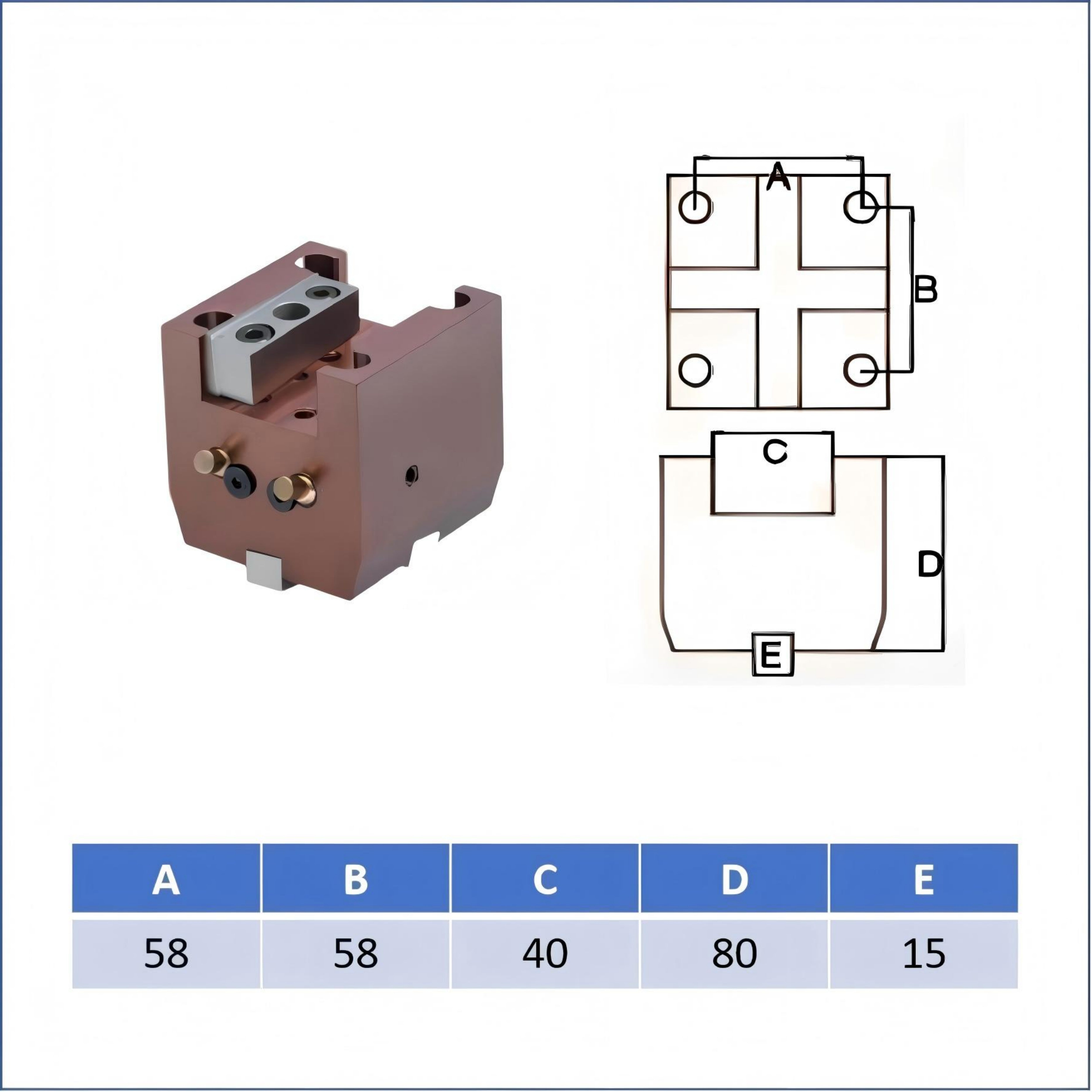 BMT40 BMT45 BMT55 Lathe fixed tool holder  CNC End face  tool holder