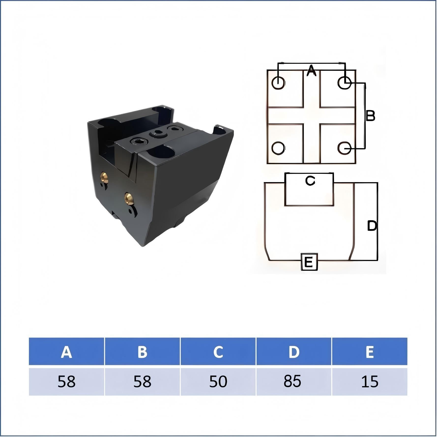 Milling and turning composite fixed Black steel tool holder BMT40 BMT45 BMT55 end face lathe tool turret tool holder power head
