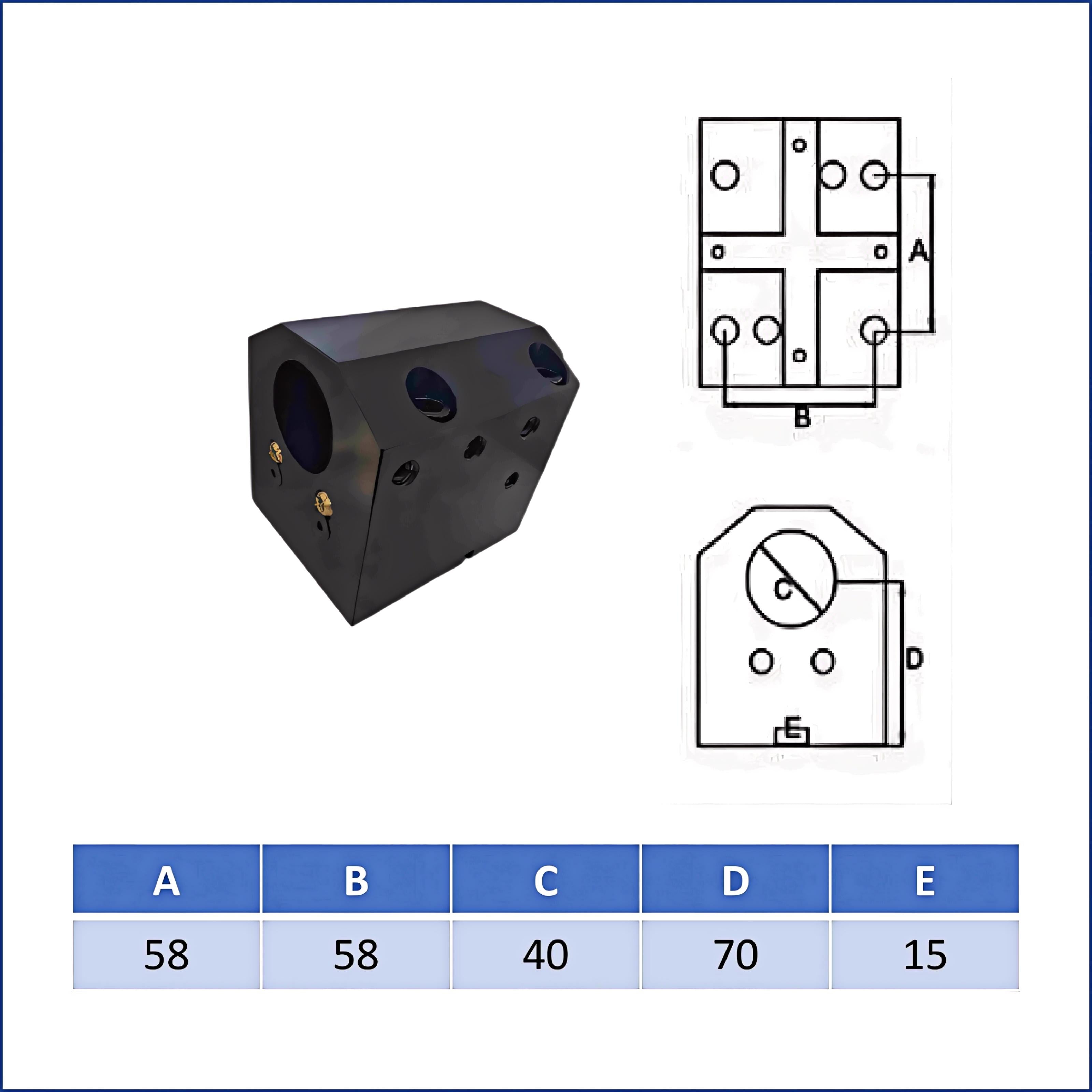 Milling and turning composite fixed Black steel tool holder BMT40 BMT45 BMT55 boring lathe tool turret tool holder power head