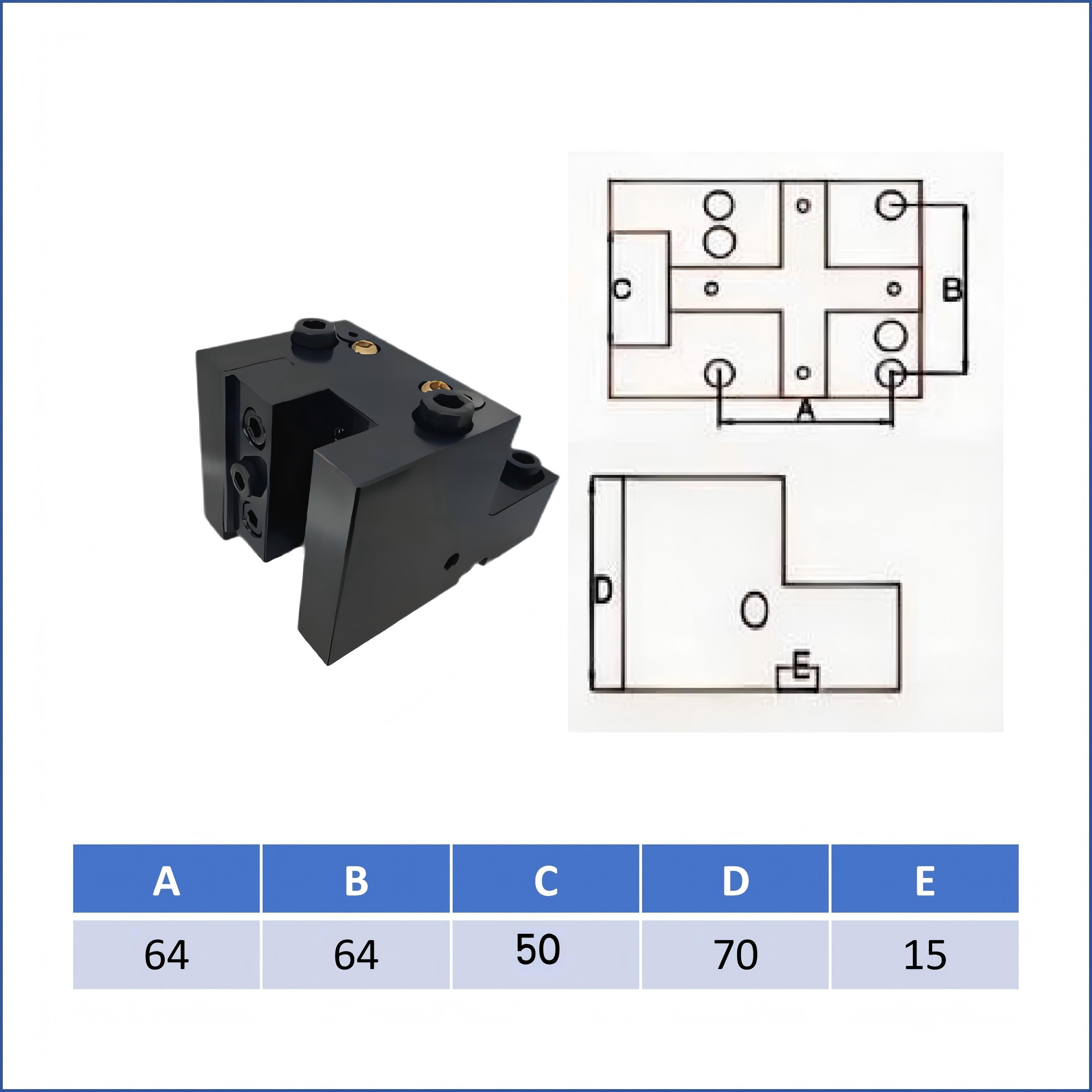 Milling and turning composite fixed Black steel tool holder BMT40 BMT45 BMT55 outer diameter lathe tool turret tool holder power head
